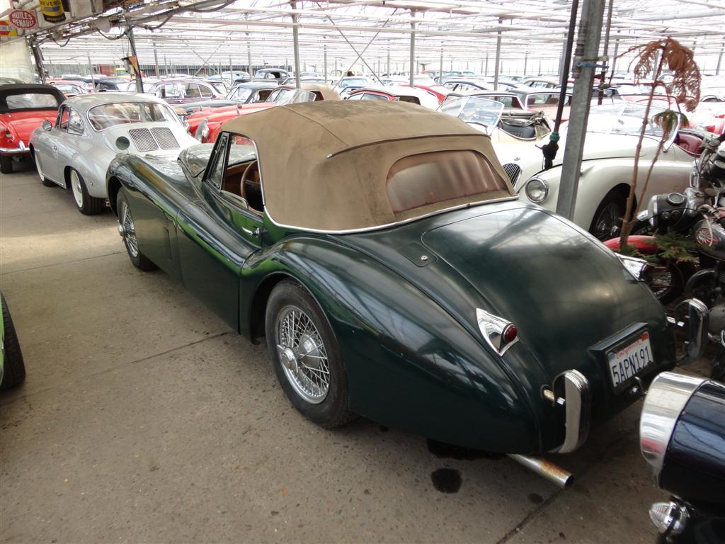 Jaguar XK 120 DHC Groen Joop Stolze Classic Cars